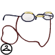 Elderly Boy Uni Glasses