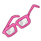 A pair of miniature plastic sunglasses
for your Usuki Doll!