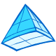 Pirâmide Flutuante de Quatro Dimensões