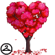 A beautiful heart shaped tree that will set the mood for you and your valentine.