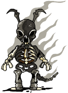 Burned Skeleton #107