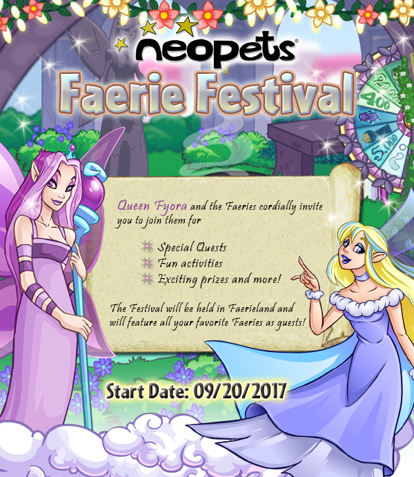 Faerie Festival happening soon! r/neopets