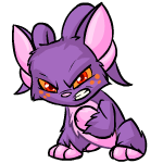 Angry purple acara (old pre-customisation)