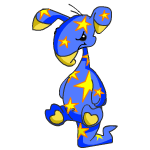 Angry starry blumaroo (old pre-customisation)