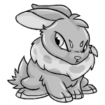 Angry silver cybunny (old pre-customisation)
