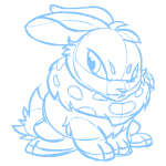 Angry sketch cybunny (old pre-customisation)