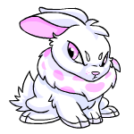 Angry white cybunny (old pre-customisation)