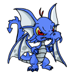 Angry blue draik (old pre-customisation)
