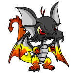 Angry fire draik (old pre-customisation)