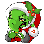 Angry christmas elephante (old pre-customisation)