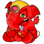 Angry red elephante (old pre-customisation)