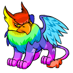 Angry rainbow eyrie (old pre-customisation)