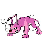 Angry pink gelert (old pre-customisation)