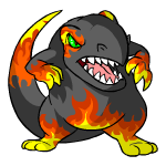Angry fire grarrl (old pre-customisation)