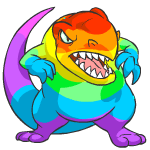 Angry rainbow grarrl (old pre-customisation)
