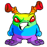 Angry rainbow grundo (old pre-customisation)