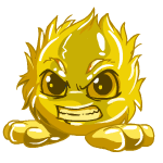 Angry gold jubjub (old pre-customisation)