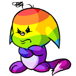Angry rainbow kacheek (old pre-customisation)