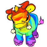 Angry rainbow kau (old pre-customisation)