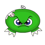 Angry green kiko (old pre-customisation)