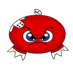 Angry red kiko (old pre-customisation)