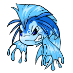Angry blue koi (old pre-customisation)