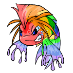 Angry rainbow koi (old pre-customisation)