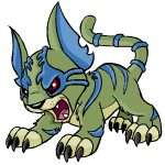 Angry mutant kougra (old pre-customisation)