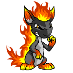 Angry fire kyrii (old pre-customisation)