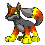 Angry fire lupe (old pre-customisation)