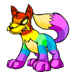 Angry rainbow lupe (old pre-customisation)