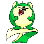 Angry green meerca (old pre-customisation)