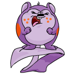 Angry purple meerca (old pre-customisation)