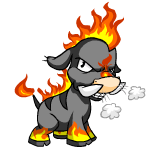 Angry fire moehog (old pre-customisation)
