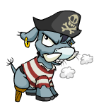 Angry pirate moehog (old pre-customisation)