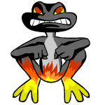Angry fire nimmo (old pre-customisation)