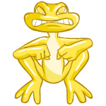 Angry gold nimmo (old pre-customisation)