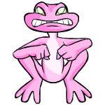 Angry pink nimmo (old pre-customisation)