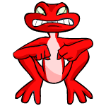 Angry red nimmo (old pre-customisation)