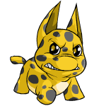 Angry spotted poogle (old pre-customisation)