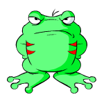 Angry green quiggle (old pre-customisation)