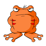 Angry orange quiggle (old pre-customisation)