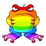 Angry rainbow quiggle (old pre-customisation)