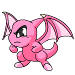Angry pink shoyru (old pre-customisation)