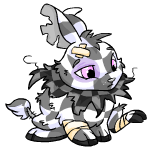 Beaten checkered cybunny (old pre-customisation)