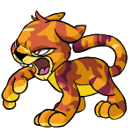 Close Attack camouflage kougra (old pre-customisation)