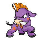 Close Attack purple moehog (old pre-customisation)