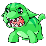 Close Attack green poogle (old pre-customisation)