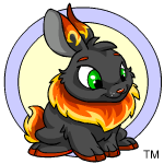 Classic Background fire cybunny (old pre-customisation)