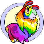 Classic Background rainbow gnorbu (old pre-customisation)